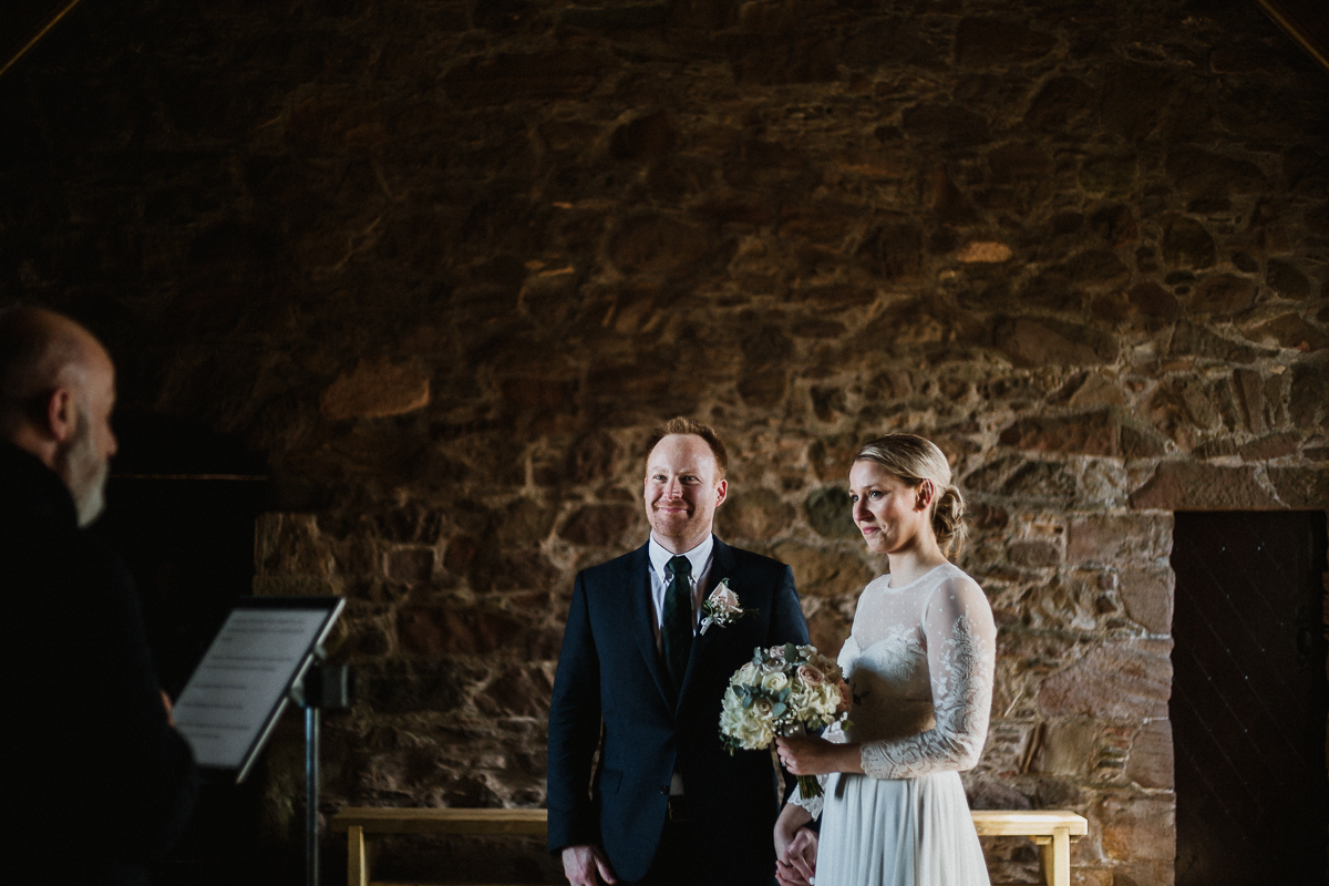 Dunnottar Castle wedding ceremony