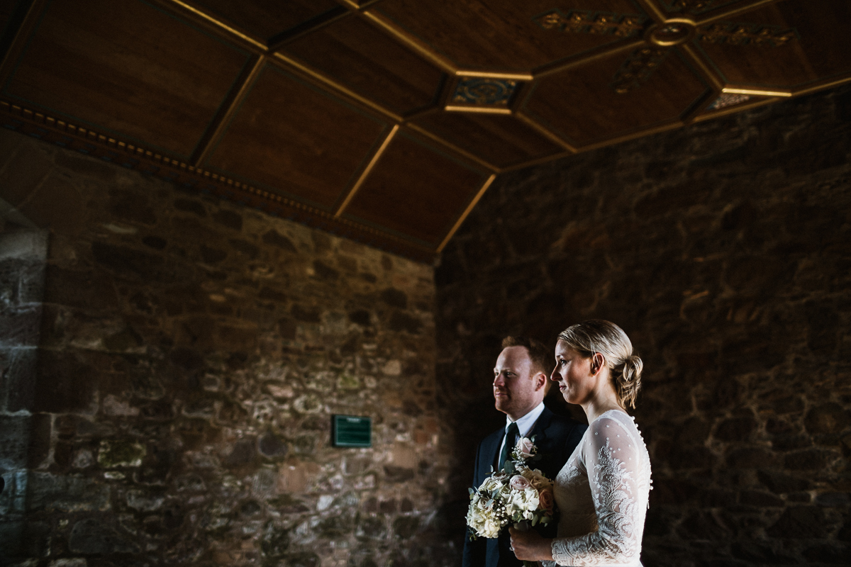 Dunnottar Castle elopement ceremony