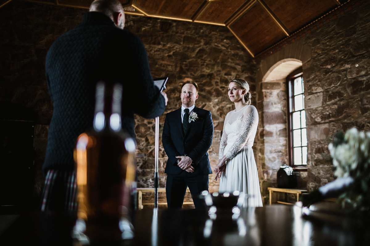 Castle wedding ceremony Scotland