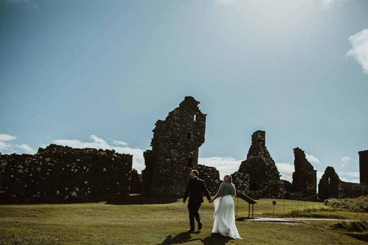 Intimate wedding in Scotland