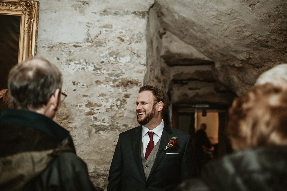 Wedding reception in the Scottish Castle