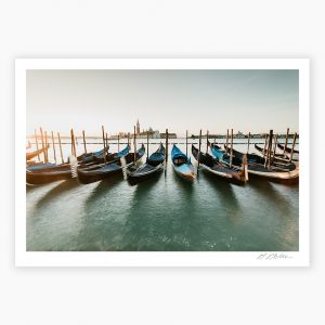 Gondolas Venice Photography Prints