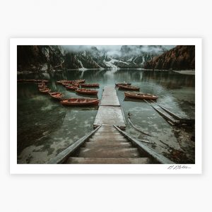 Lago di Braies Photography Prints