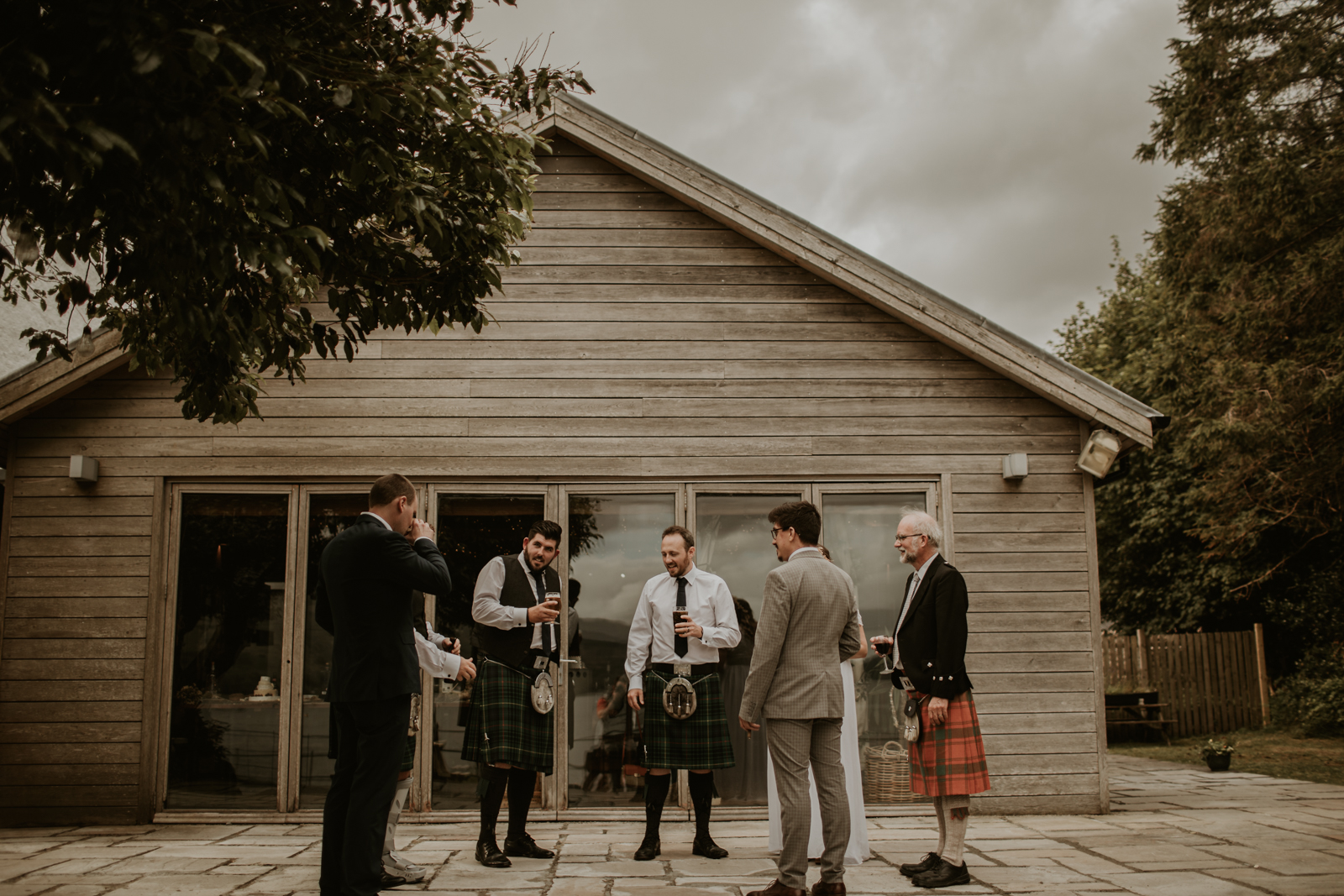 Loch Goil Wedding outdoor ceremony